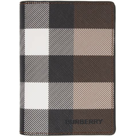 burberry brown canvas giant check flint|Burberry note giant check.